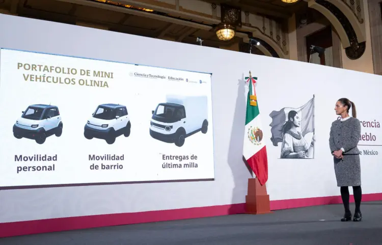 Sheinbaum presenta Olinia, primera armadora