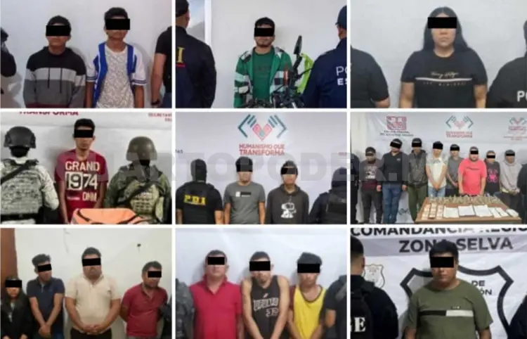 Fiscalía lleva a cabo diversas detenciones por narcomenudeo