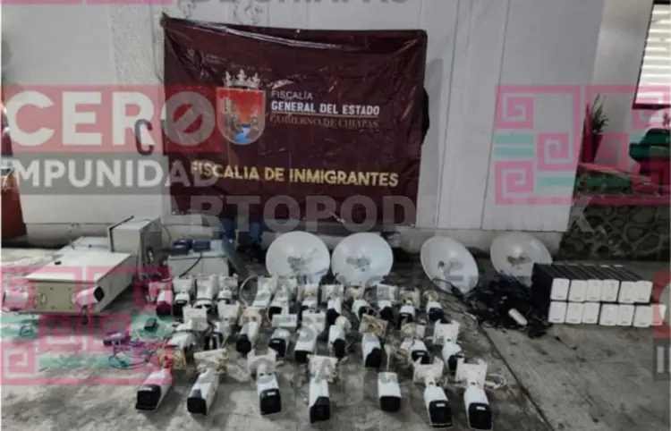 Retiran cámaras de video de grupos delictivos