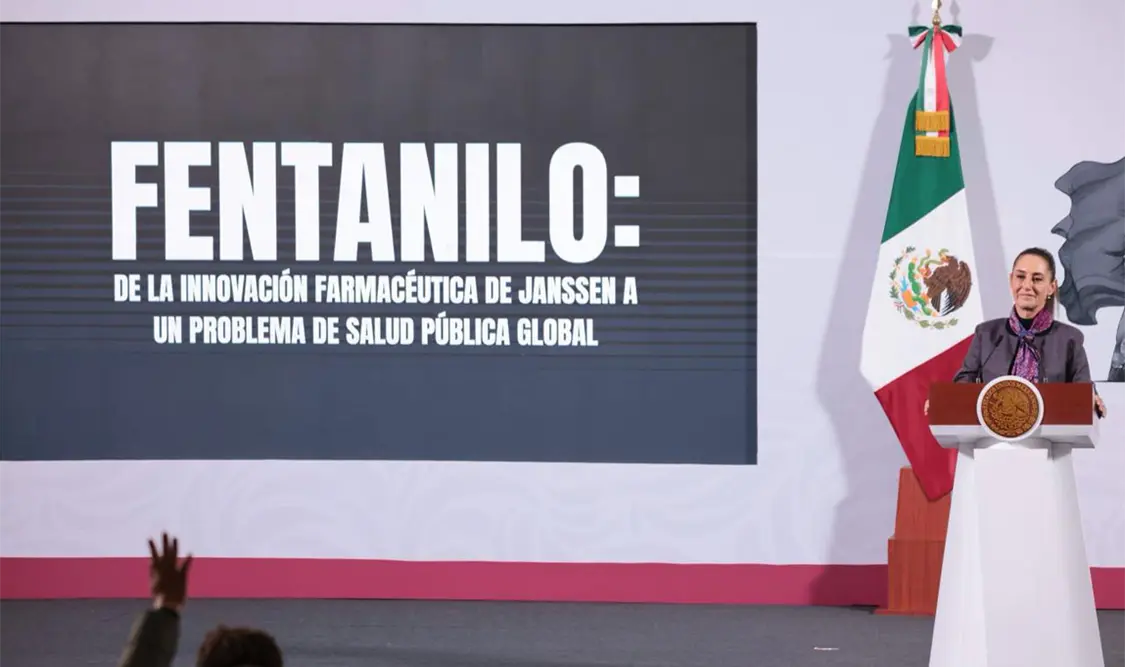 Fentanilo en México realmente no es un problema: Claudia