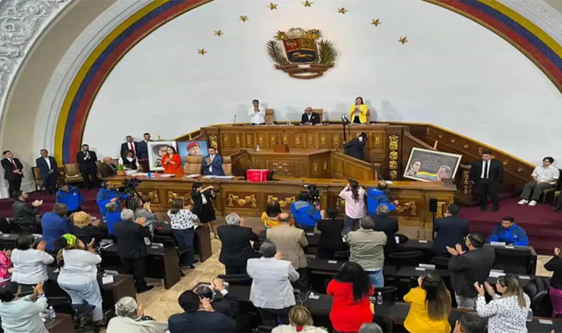 Este martes, la Asamblea Nacional de Venezuela declaró este martes personas no gratas a nueve expresidentes latinoamericanos. Cortesía