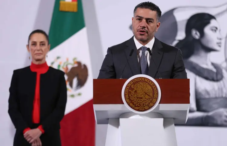 Harfuch informa "contención" de homicidios