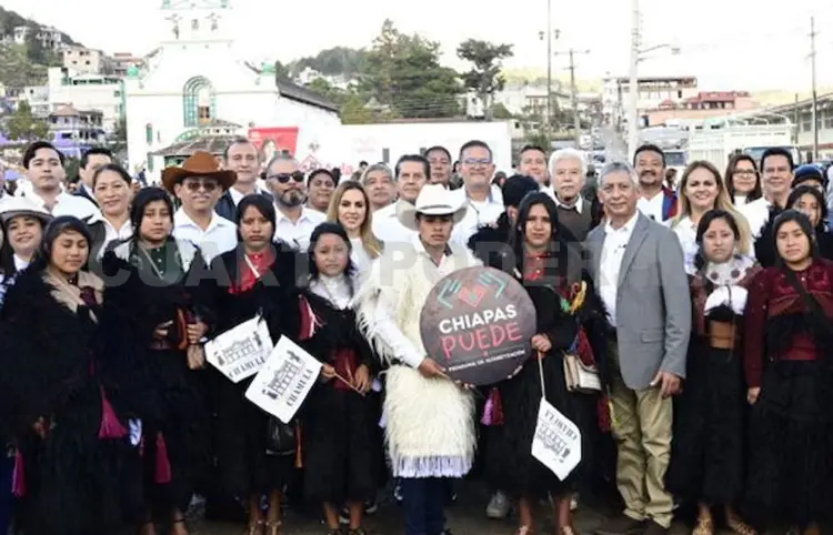 Reafirman su compromiso con el programa Chiapas Puede en Chamula