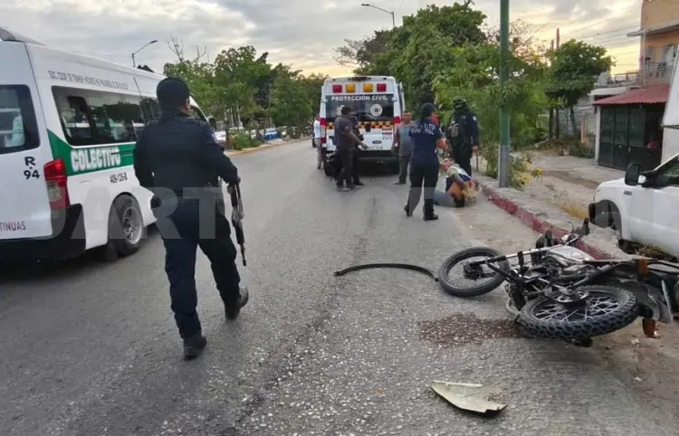 Por manejar ebrio atropella a joven y lo fractura