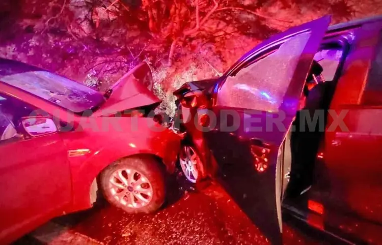 Colisión frontal salda con seis lesionados