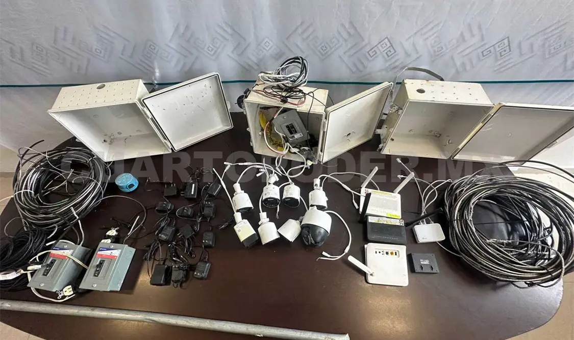 En un operativo desmantelaron el sistema de videovigilancia utilizado por la delincuencia, esto en Emiliano Zapata y Acala. CP