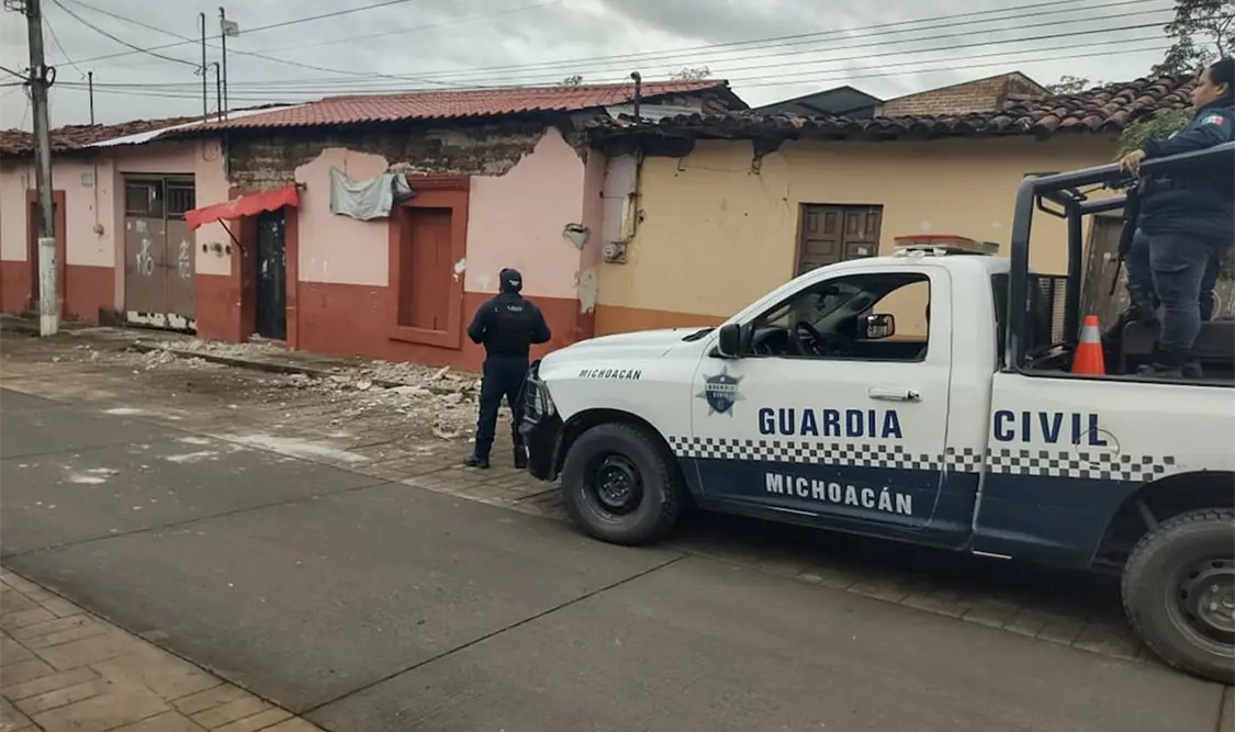 Afectaciones menores tras sismo de 6.1