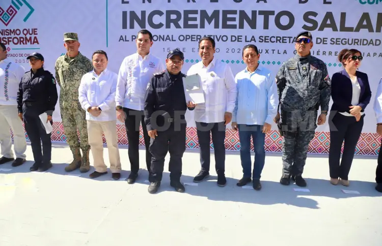 Incremento salarial, compromiso con la dignidad policial