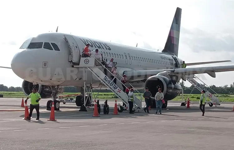 Cancela aerolínea vuelo Tapachula-Monterrey