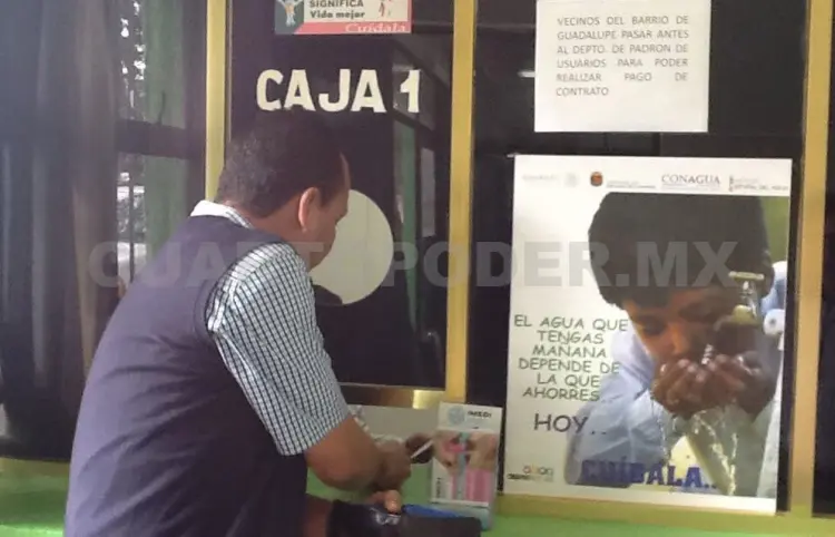 Incrementan tarifa del servicio de agua