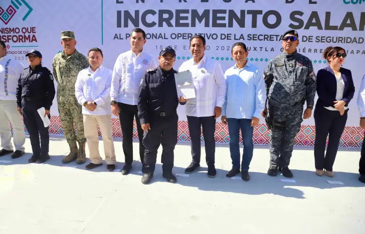 Entrega de incremento salarial a las y los policías del estado, un compromiso con la dignidad y la justicia: Moreno Guillén