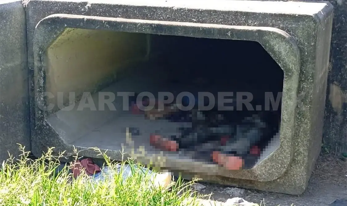 Localizan a hombre muerto en alcantarilla