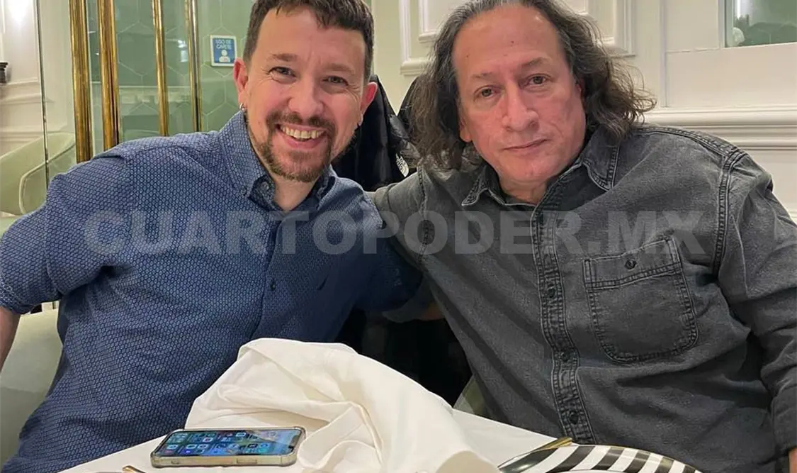 Intercambian visiones Pablo Iglesias y Antonio Santos Romero