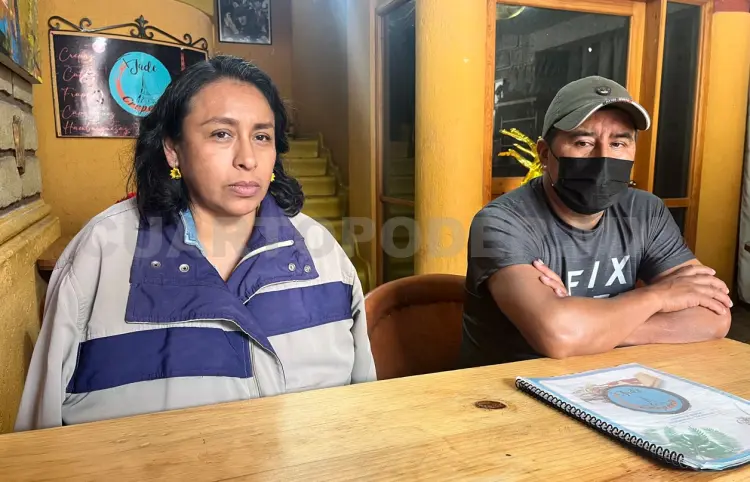 Desplazados de Tila exigen su retorno