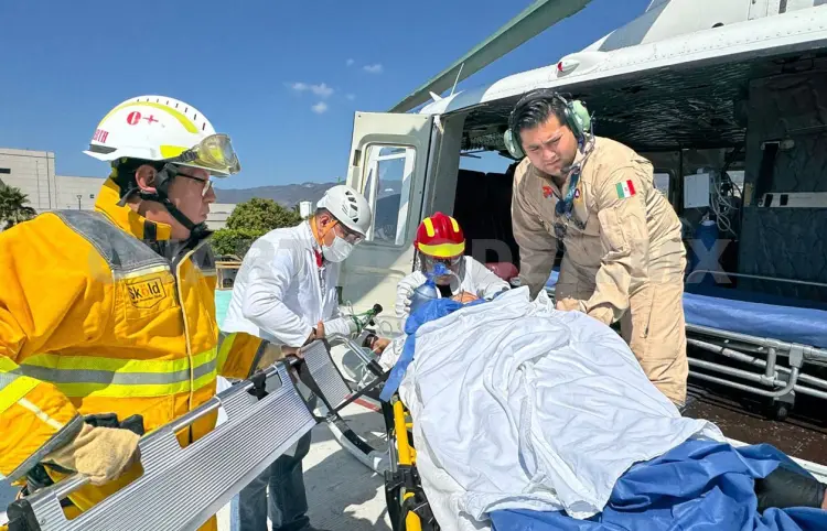 Traslado aéreo de emergencia