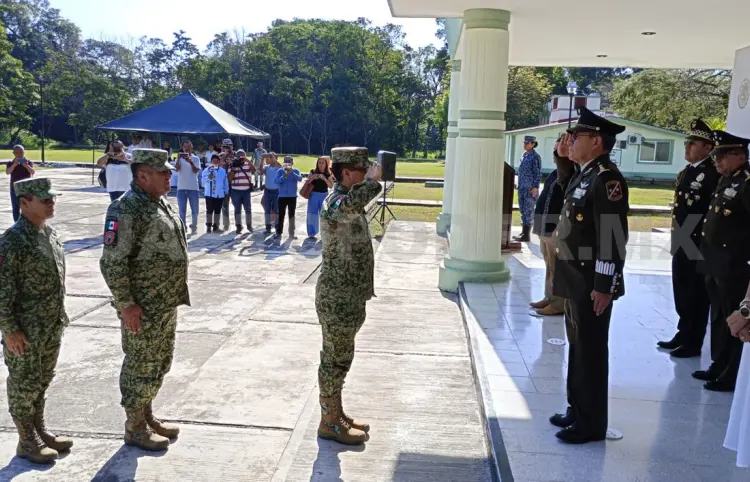 Protesta nuevo comandante de la 36ª. Zona Militar