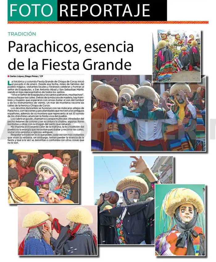 Parachicos, esencia de la Fiesta Grande