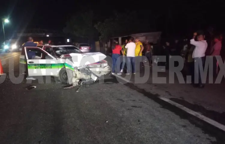 Aparatoso choque salda con ocho lesionados