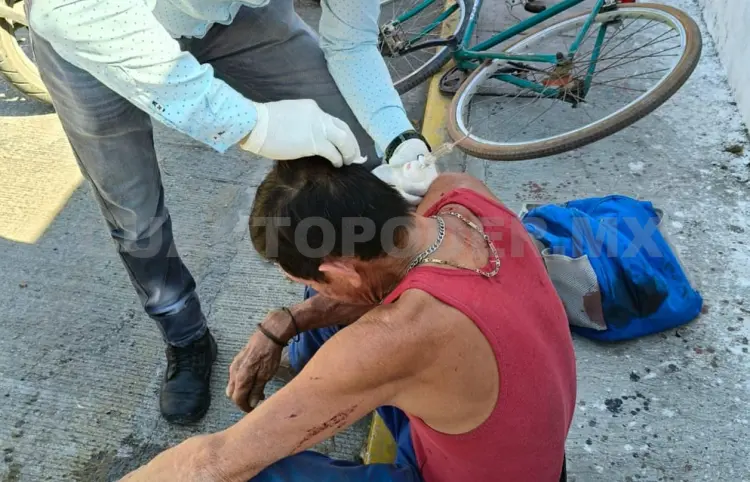 Atropellan a ciclista y resulta malherido