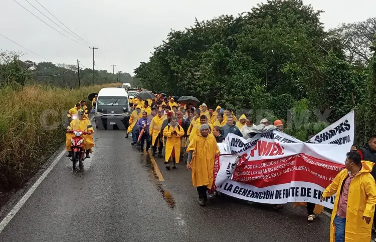 Protestan obreros ante la falta de oportunidades
