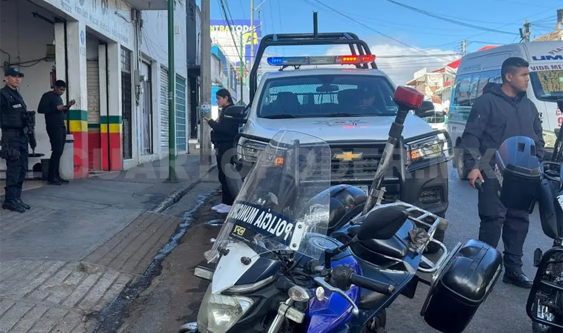 Asaltan financiera a plena luz del día