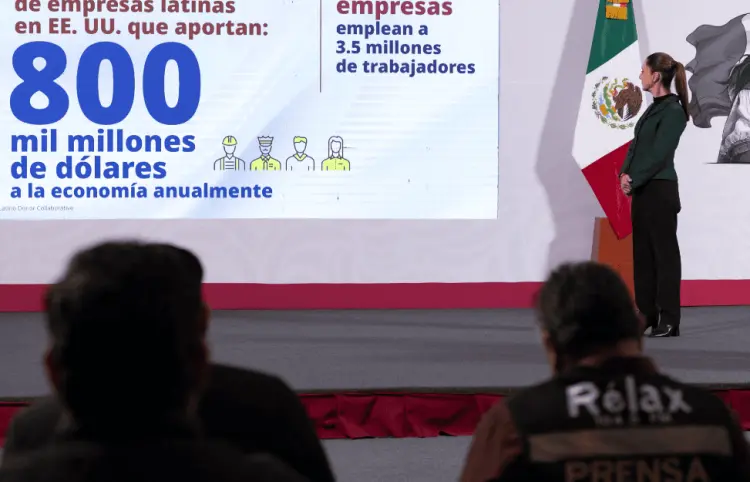 Sheinbaum destaca aportación de mexicanos en EUA