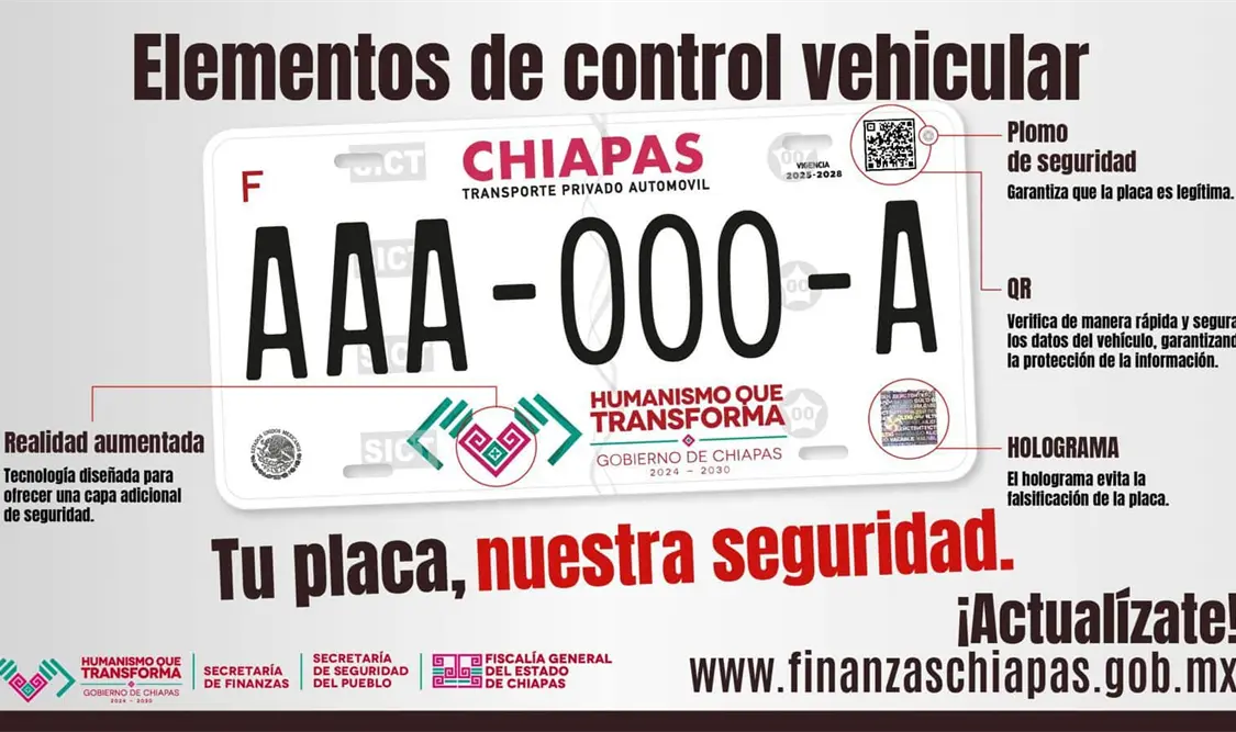 *En Chiapas, no se pagará doble refrendo y se garantiza el libre tránsito*