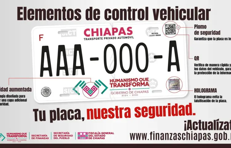 *En Chiapas, no se pagará doble refrendo y se garantiza el libre tránsito*