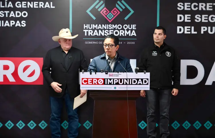 FGE y SSP dan a conocer resultados de combate a la delincuencia en la Frailesca