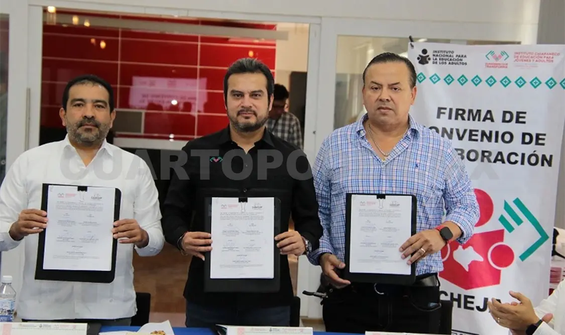 Atestigua titular de la SE convenios de colaboración