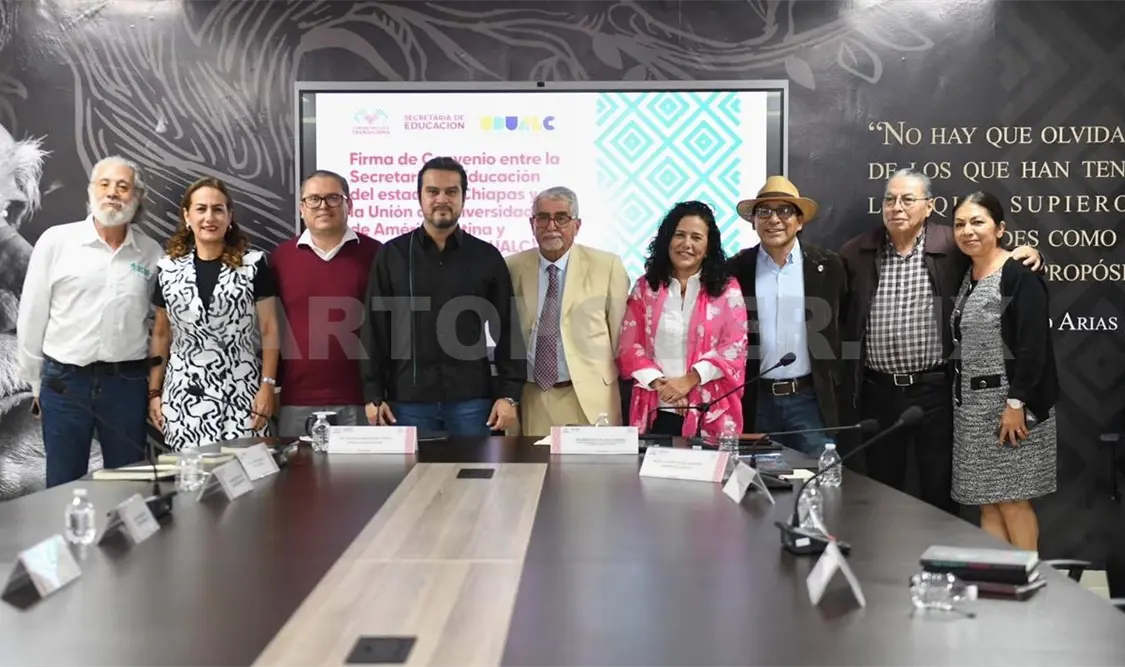 Atestigua rector acuerdo entre la SE y Udualc