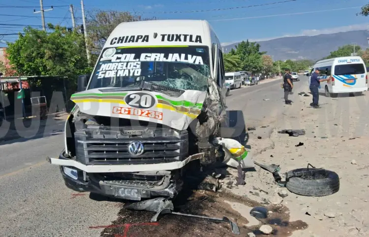 Encontronazo carretero: 10 heridos, el saldo