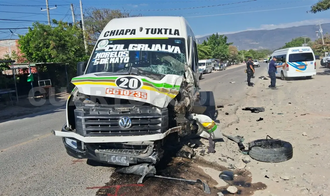 Encontronazo carretero: 10 heridos, el saldo