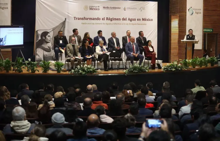 Inauguran foros Transformando el Régimen del Agua