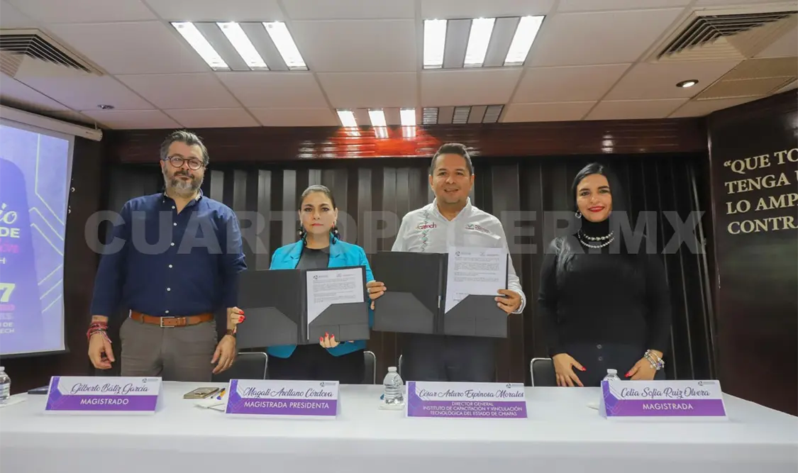 Icatech y Teech firman convenio de colaboración