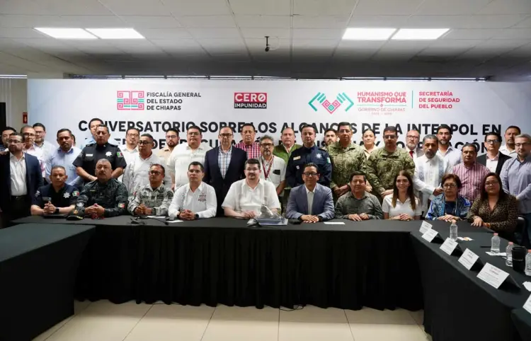 Asiste Secretario de Seguridad del Pueblo al conversatorio sobre los alcances de la Interpol en materia de procuración de justicia y cooperación.