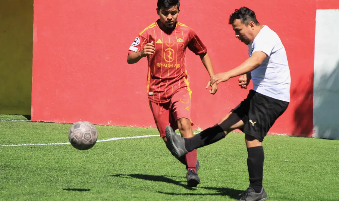 Electrizantes series de cuartos de final en el campeonato de la Liga de Futbol Rápido Guerrero Zoque. Diego Pérez/CP
