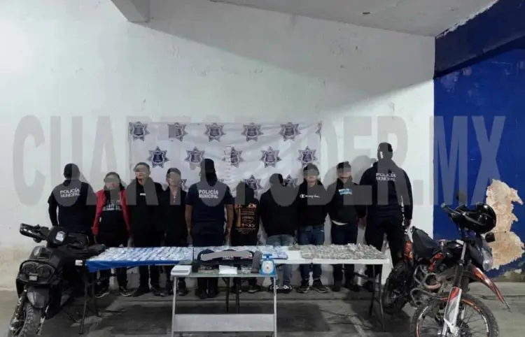 Aseguran más de 700 bolsitas con diversas drogas