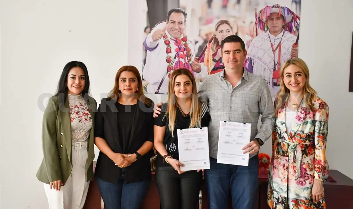 Firman convenio a favor de las mujeres emprendedoras