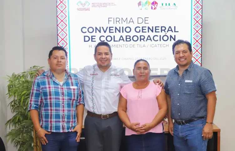 Icatech y municipio de Tila impulsan el desarrollo
