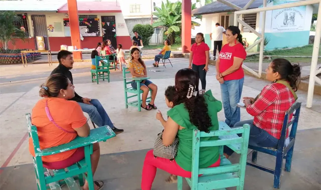 Realizan docentes y estudiantes de la UNACH UVD sobre manejo de las emociones y salud mental en primarias de Tapachula