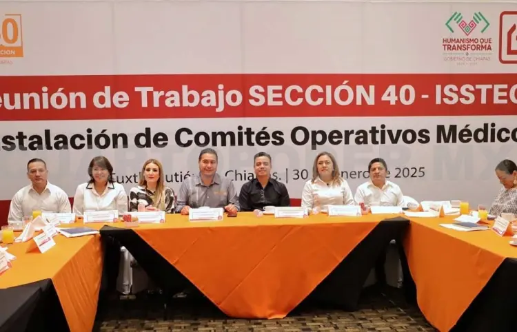 Isstech y Sección 40 instalan Comités Operativos Médicos