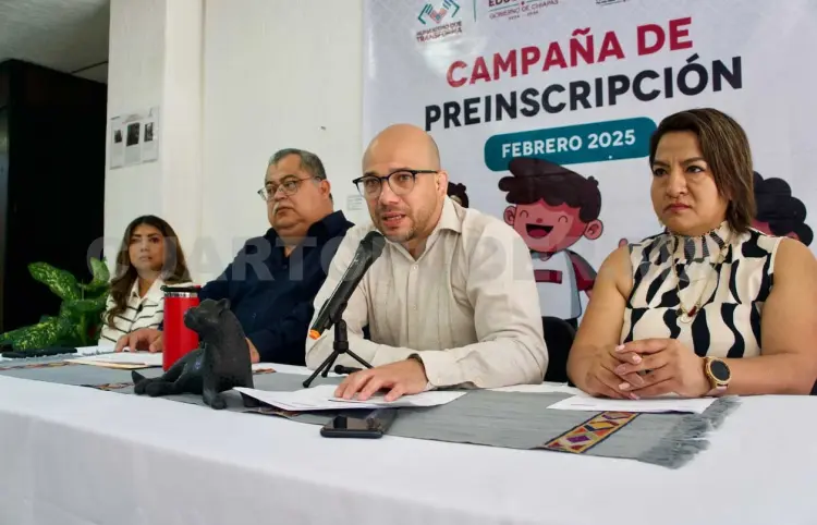 Fortalecen campaña de preinscripción 2025