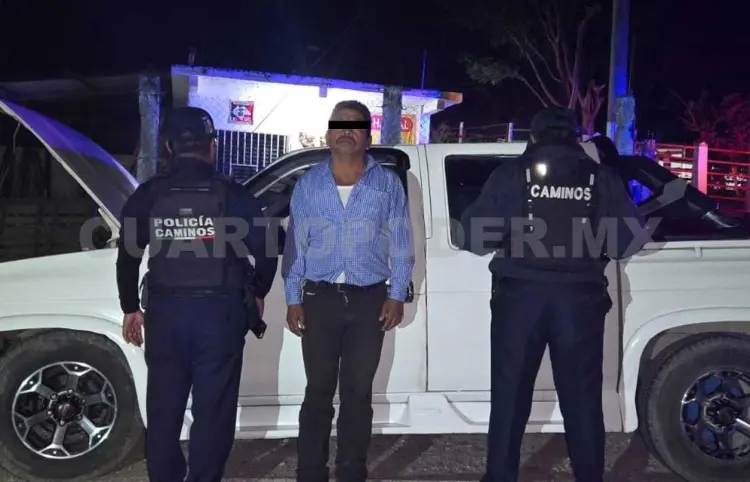 Manejaba un vehículo con motor robado