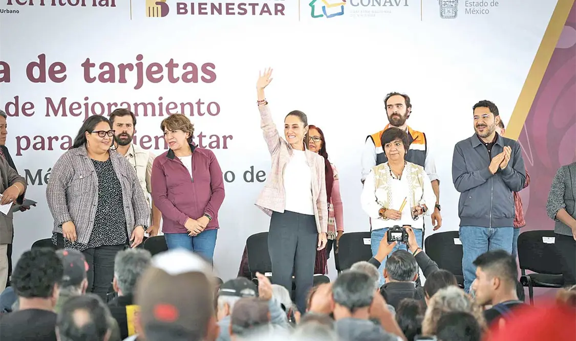 La mandataria federal dijo que las mexicanas y mexicanos que viven en EE. UU. son trabajadores y que “no se puede hablar mal de ellos”. El Universal