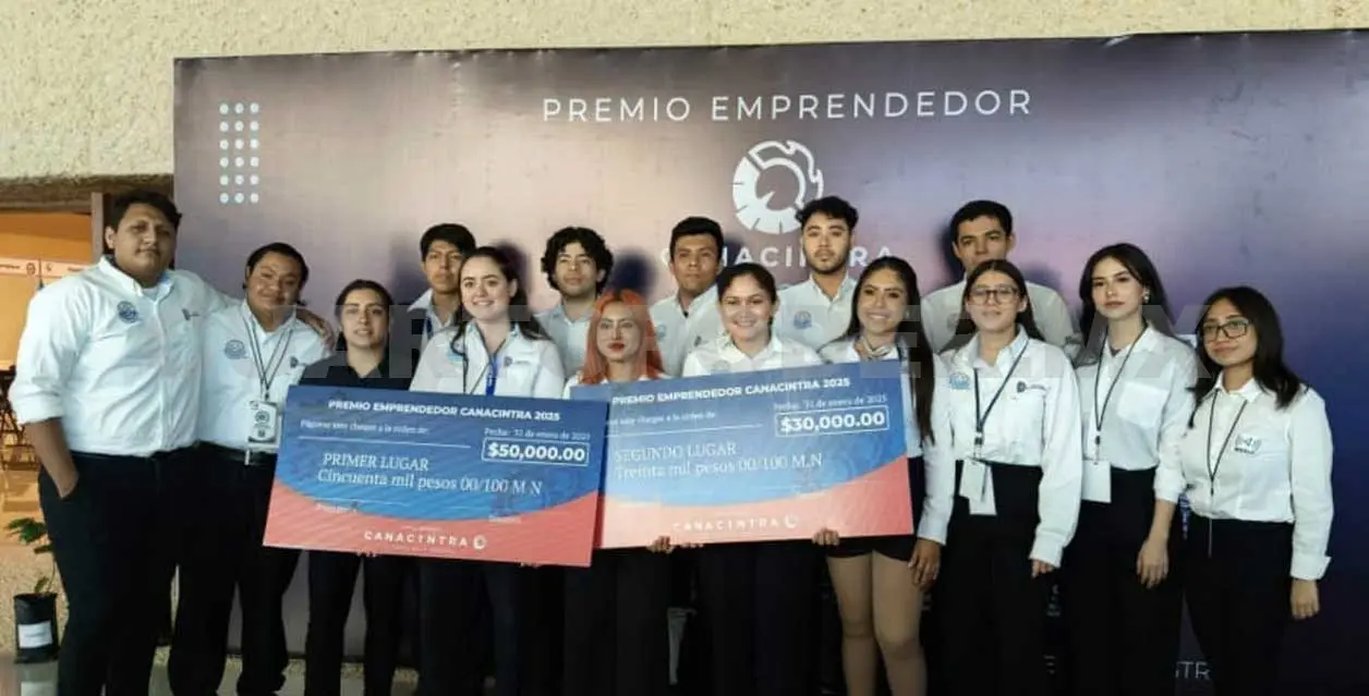 Los alumnos fueron reconocidos por el gremio empresarial. Cortesía 