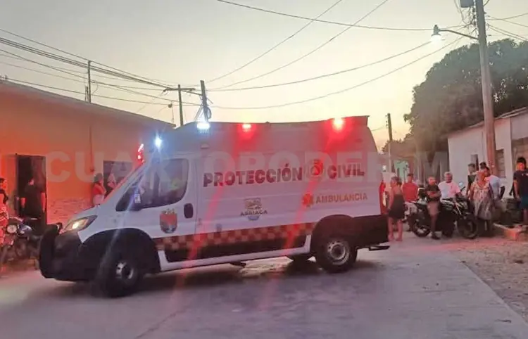 Se accidenta motociclista en la colonia Azteca