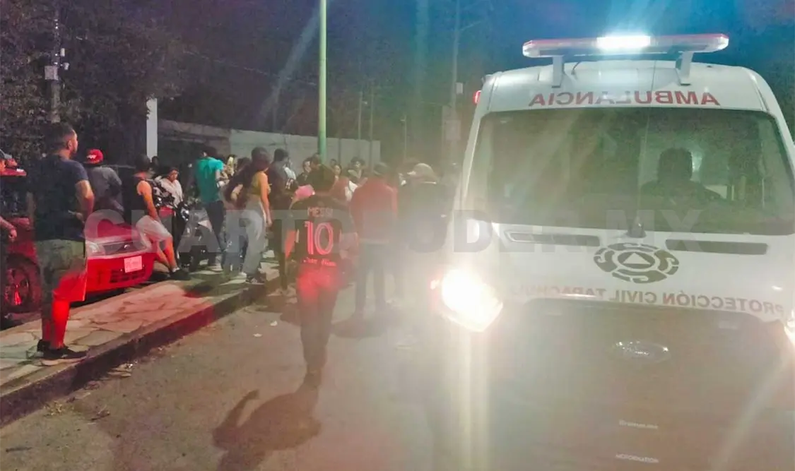 Una menor de edad, de 16 años, resultó lesionada. Víctor Sánchez / CP