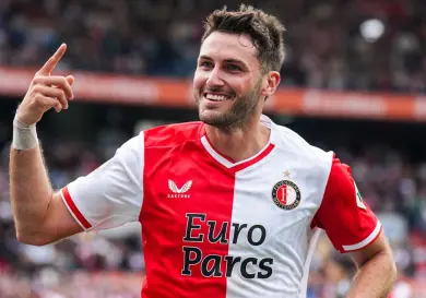 Santiago Giménez se despide del Feyenoord