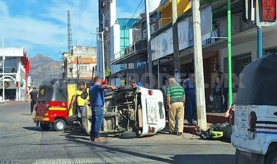Encontronazo salda con cuatro lesionados